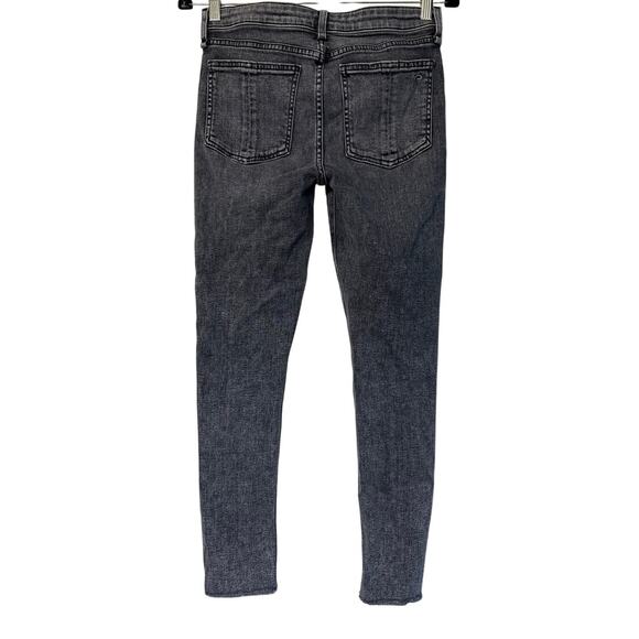 Rag & Bone Women’s Cate Mid Rise Ankle Skinny Jeans In Black Sage Size 27 - Picture 5 of 12